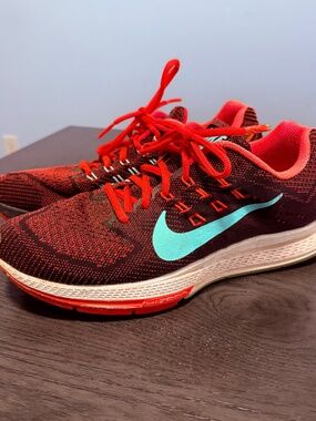 Nike Zoom Structure 18 Running Shoes Women's Size 9,5 Athletic 683737-600 2014